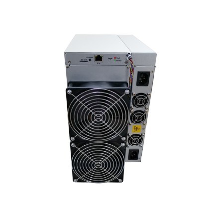 来自Microbt Mining Sha-256算法的Whatsminer M30s+模型,最大算力为100th/S,功耗为3400W.